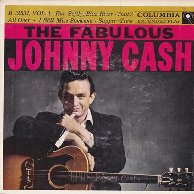 7inch Record JOHNNY CASH - The Fabulous Johnny Cash Vol.1 B12531 Columbia 1958 US Folk Used