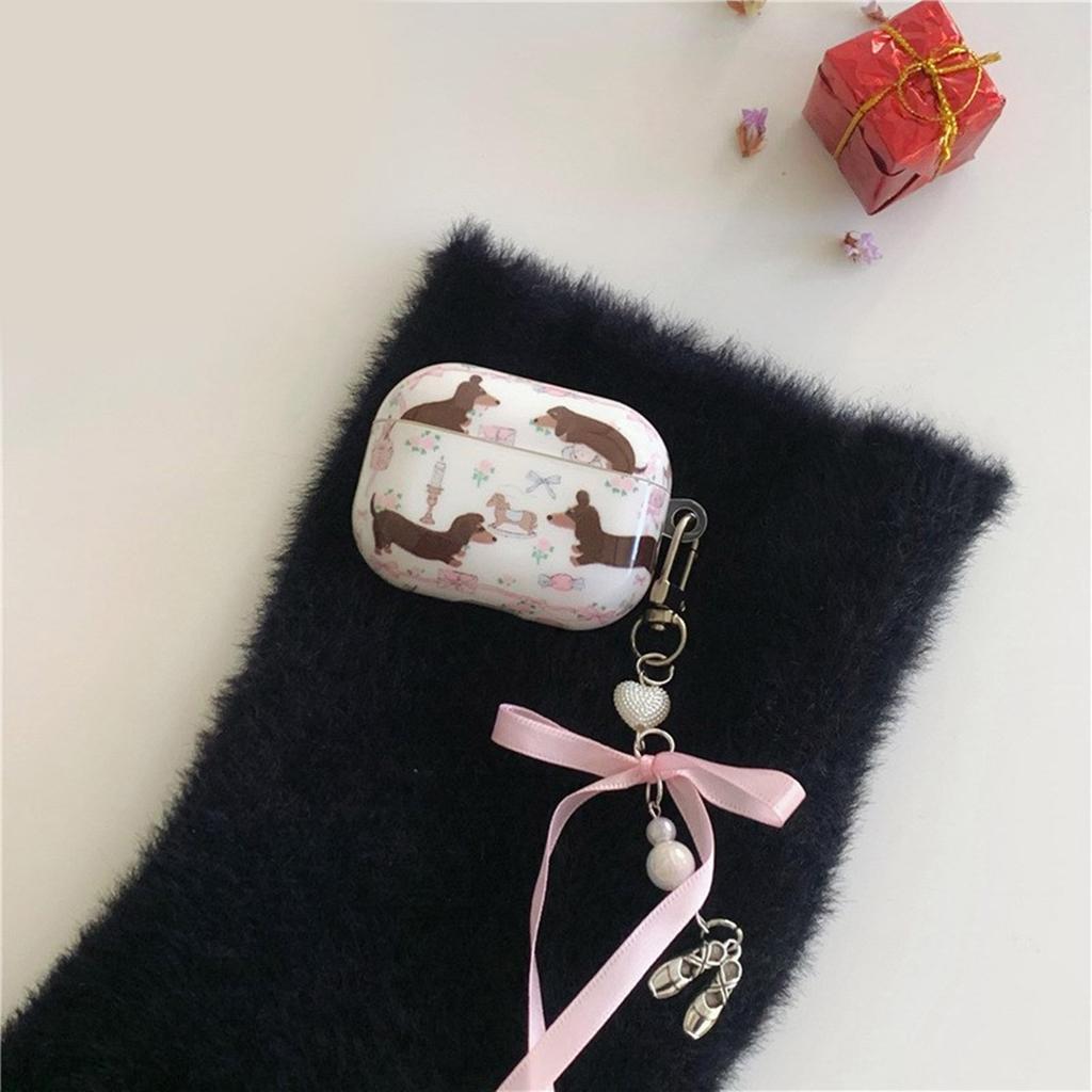 Sweet Ballet Shoes Bowknot Keychain Pendant Bag Phone Pendant Women Backpack Handbag Charm Lovely Hanging Decoration