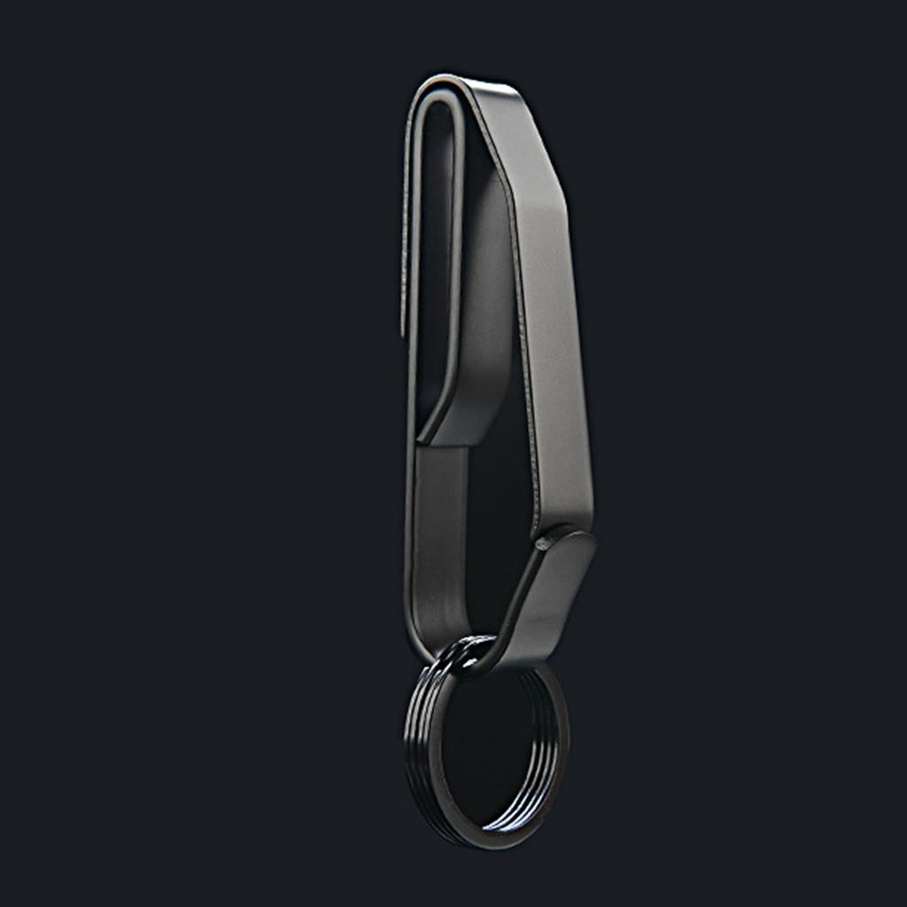 Belt Key Holder Quick Release Stainless Steel Duty Belt Key Clip with Key Ring for Police Law Enforcement