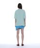 PARTIMENTO WOMEN Geometric Parts Printed Tee_Emerald