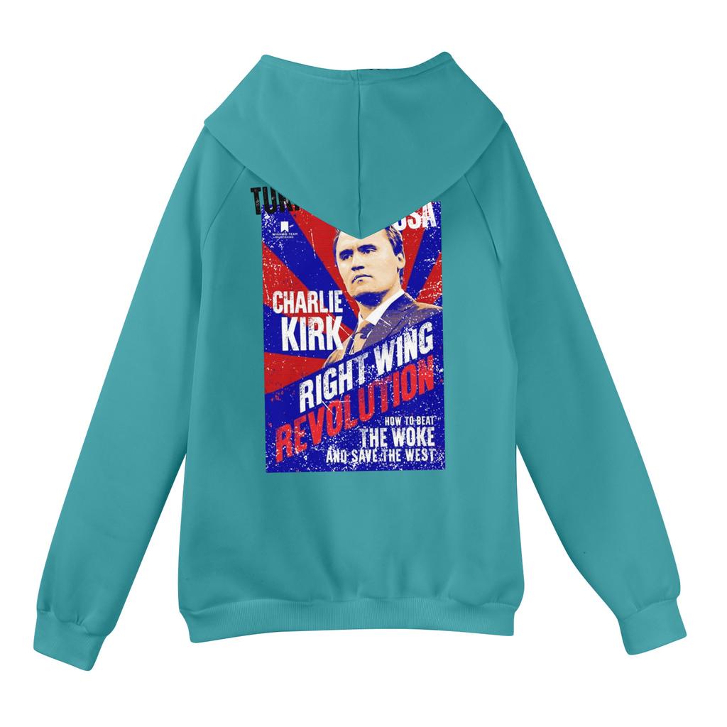 Men's Raglan Long Sleeve Hooded Sweatshirt