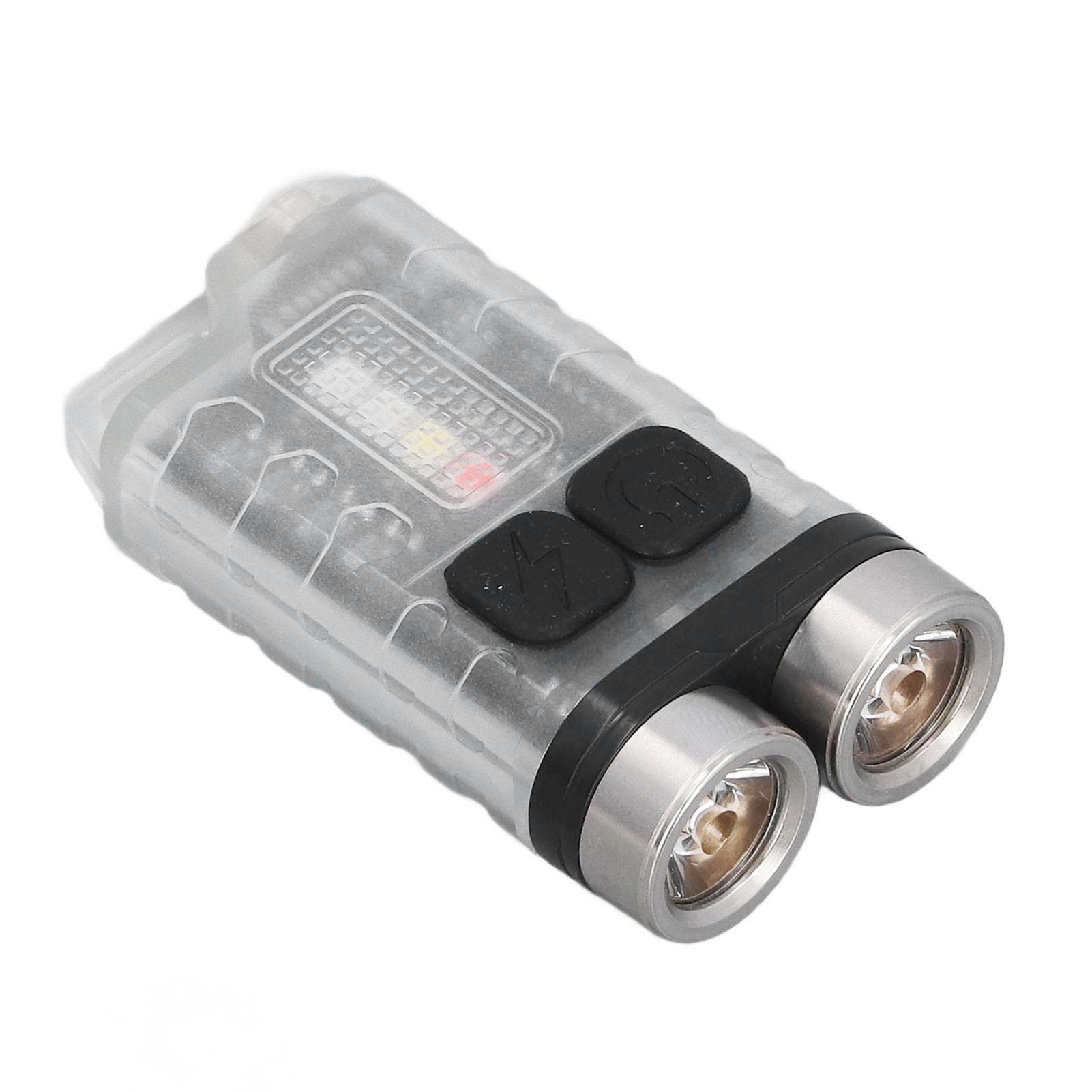 

Брелок-фонарик 900 лм Белый светодиод Водонепроницаемый IP65 Магнитный хвост Флуоресцентный EDC-фонарик с