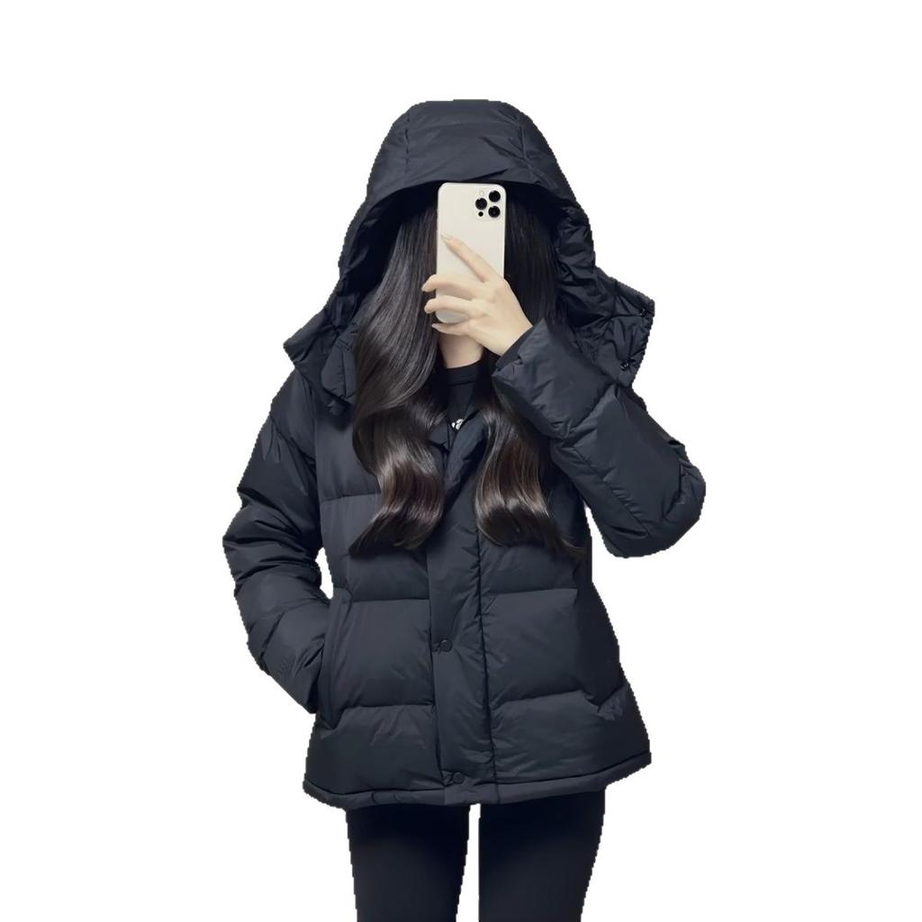 Lu series down cotton-padded clothes for women's winter new hooded loose bread clothes thickened warm cotton-padded jacket
