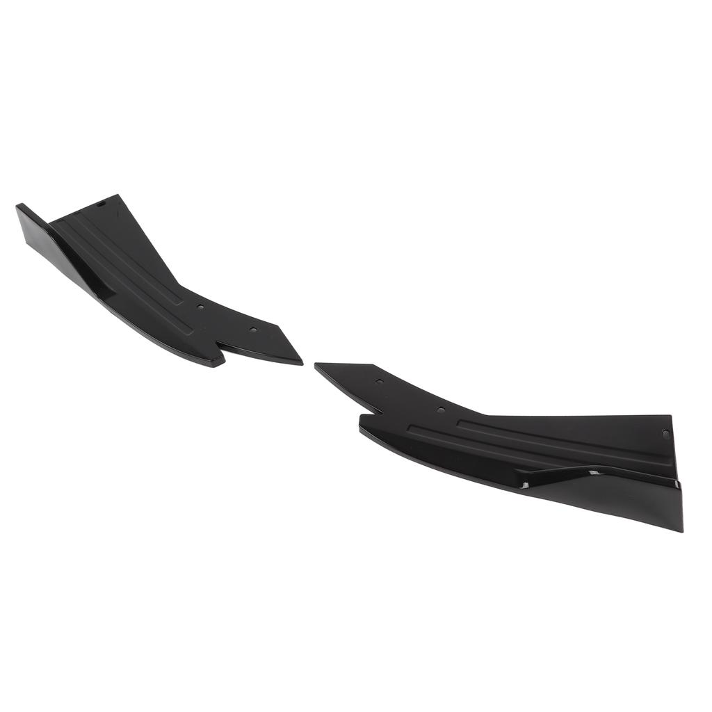 Rear Spoiler Bumper Lip Diffuser Splitter Canard Protector Side Skirt Gloss Black ABS Universal Body Kit for Cars