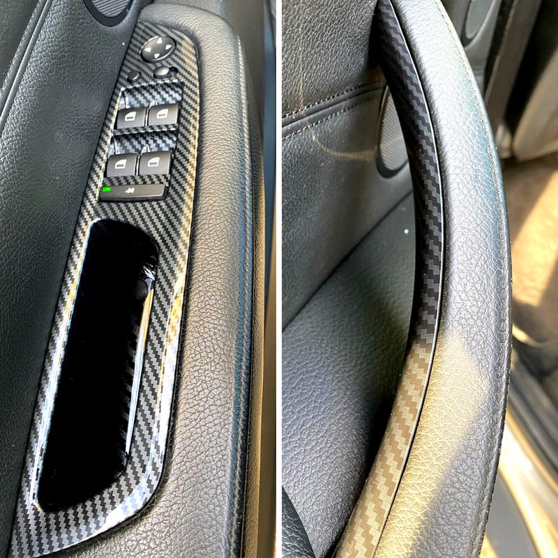 LHD 4PCS Set Left Front Driver's Seat Interior Door Armrests Door Pull Handle Kit Replacement For BMW E70 E71 X5 X6 2007-2013