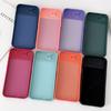 Slide Camera Lens Protection Shockproof Phone Case For iPhone 16E 15 14 Plus 13 12 Mini 11 16 Pro Max Soft Silicone Bumper Cover