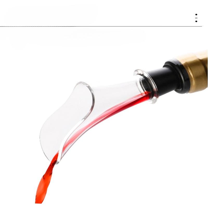 1 Pezzo Tappo di Sughero per Vino, Dispositivo Versatore, Caraffa Distributore di Vino in Acrilico, Vino Rosso, Caraffa Veloce per Vino, Distributore di Vino per Uso Alimentare