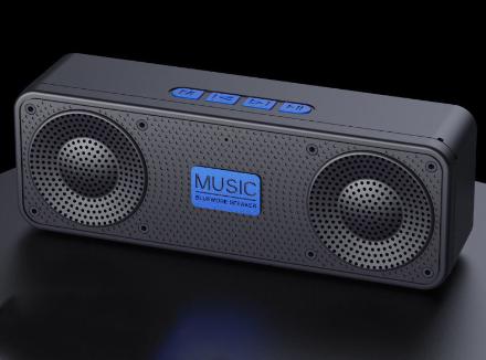 S18 Bluetooth-Lautsprecher mit Subwoofer, UKW-Radio, 20h Akkulaufzeit, Wasserdicht, Stereo für Handy/PC Outdoor