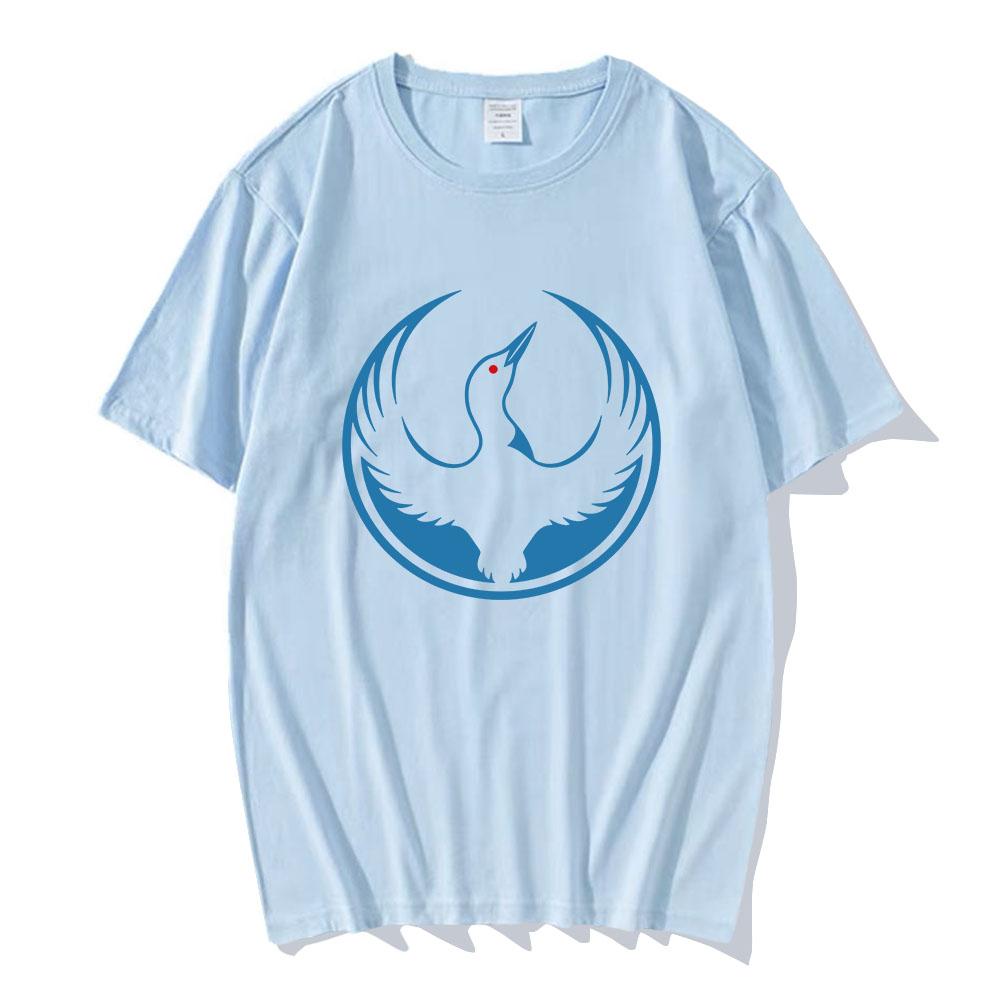 Rebel Loon Graphic Merch 100%Cotton Short Sleeve Loose Male T-shirt O-neck Summer Unisex Streetwear Printing Merch Men Women Clothes