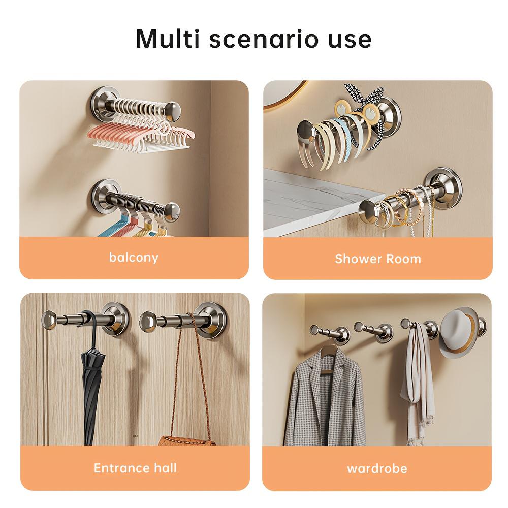 Suction Cup Hanger Clothes Hanger Storage Rack Household Hanger Multi-function Storage Artifact Household Balconies Wall Hanging