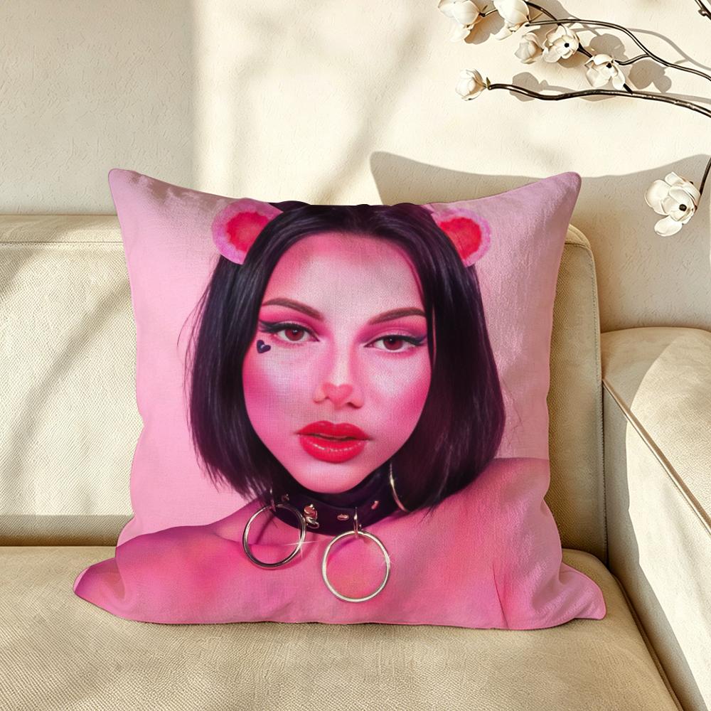 Art PPrimerammusa Cushion Cover Pillow Case Antidustmite Pillowcase Silky Short Plush Sofa Cushion Cover hot