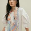 Saint Luxure Chiffon Silk Rhombus Scarf Glory SL22SDIGL