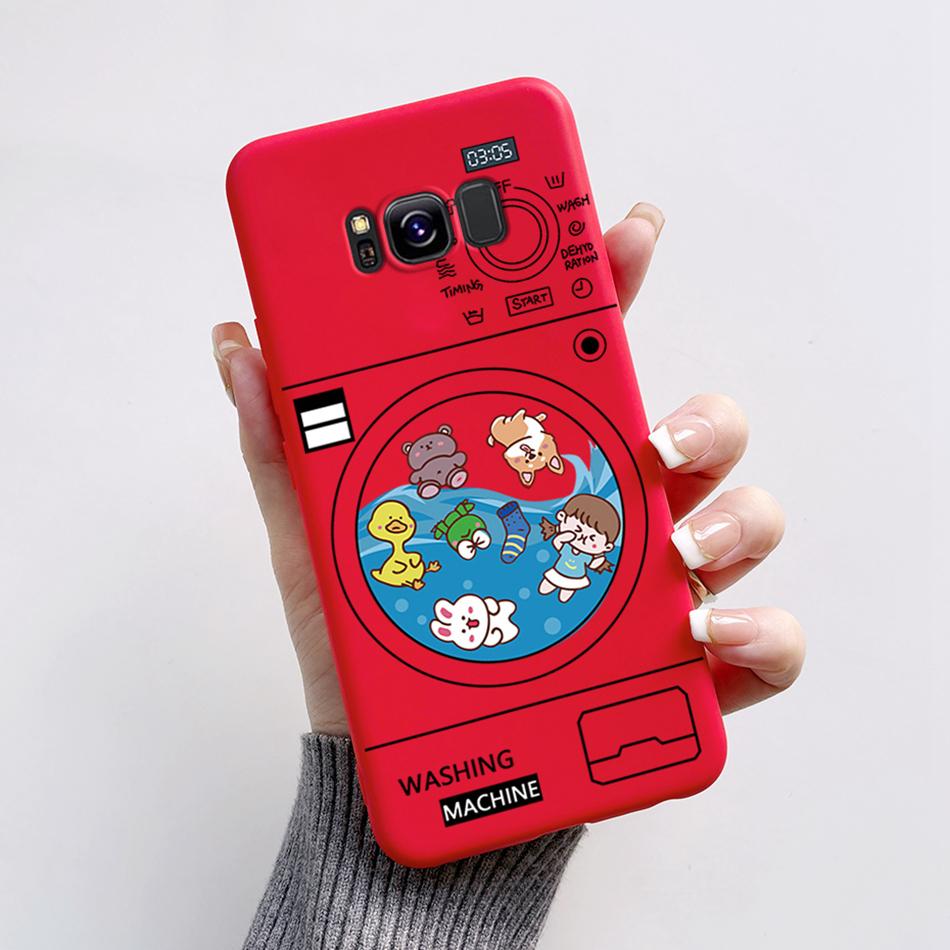 For Samsung Galaxy S8 Plus Case Galaxy S8 Shockproof Back Phone Cases For Samsung S8 GalaxyS8 Plus Cartoon Silicone Cover Bumper