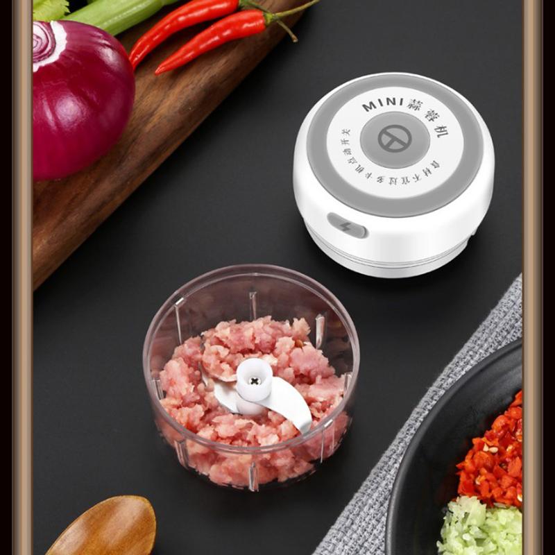 Teki USB Electric Mini Food Garlic Vegetable Chopper Grinder Crusher Press Teki USB Electric Mini Food Garlic Vegetable Chopper Grinder Crusher Press