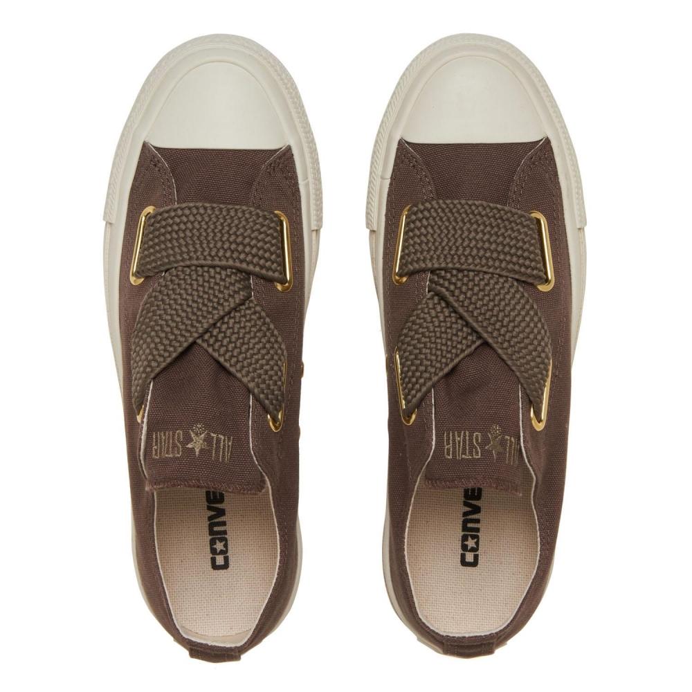 Converse All Star Ribbon Lace Slip Ox Dark Taupe 31316010