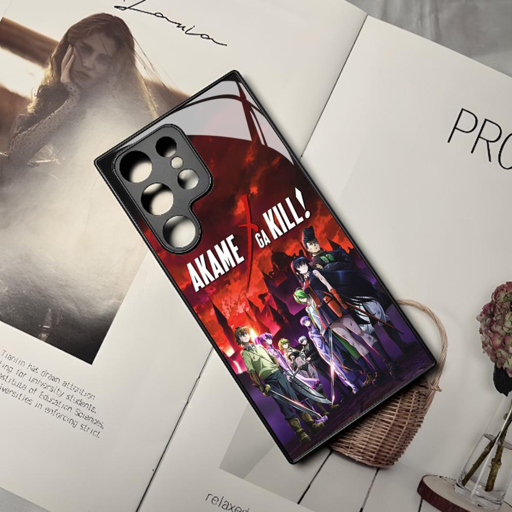 

Anime Akame Ga Kill Logo Phone Case For Samsung Galaxy S26 S25 S24 S23 S22 S20 S21 Edge Ultra Plus Fe Colored Silver Cover Galaxy S25plus