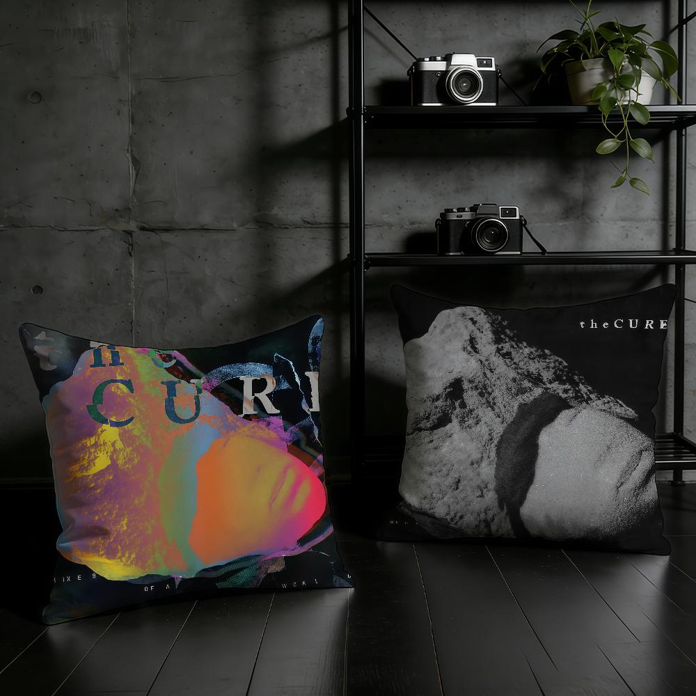 T-The C-Cure Rock Band cushion cover Home Office Birthday Anniversary Gifts Soft Skin Friendly Cushion Cover