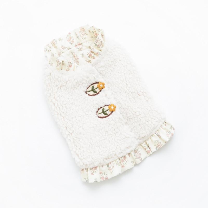 

Reversible Dog Coat Jacket Winter Pet Apparel Puppy Clothing Yorkshire Pomeranian Maltese Bichon Poodle Schnauzer Dog Clothes S бежевий