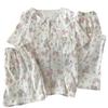 Premium Doll Collar Pajamas Women'S Summer Bear Party Short Sleeve Cloud Cotton Pajamas Women'S Three-Piece Set