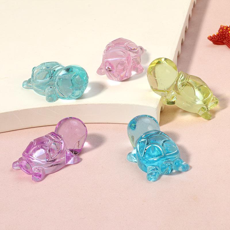 Transparent Small Turtle Ornaments - Aquarium Simulation Accessories