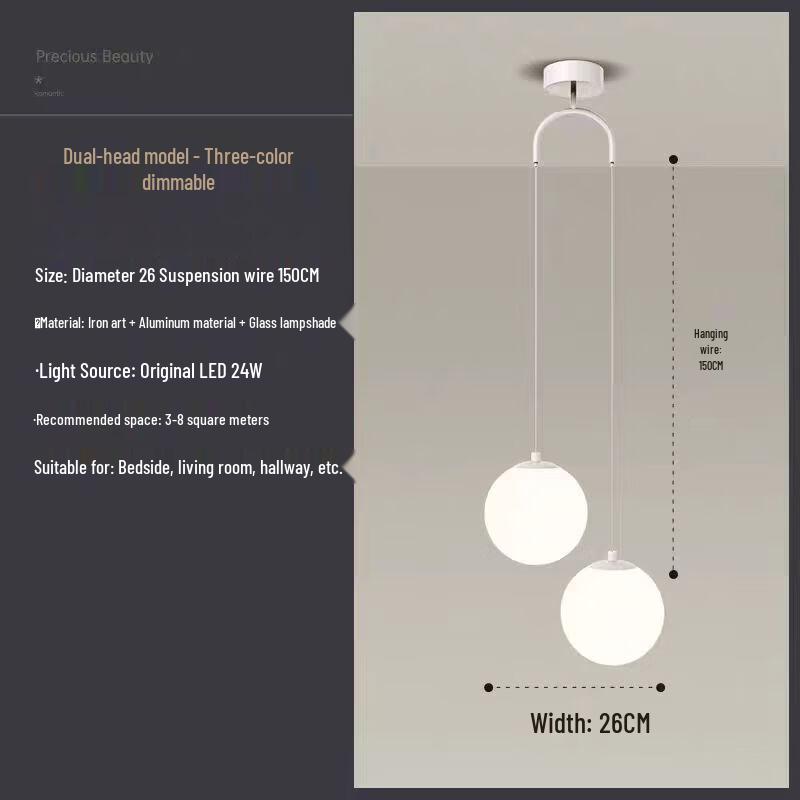 Lustră Modernă Minimalistă pentru Dormitor NuFeng