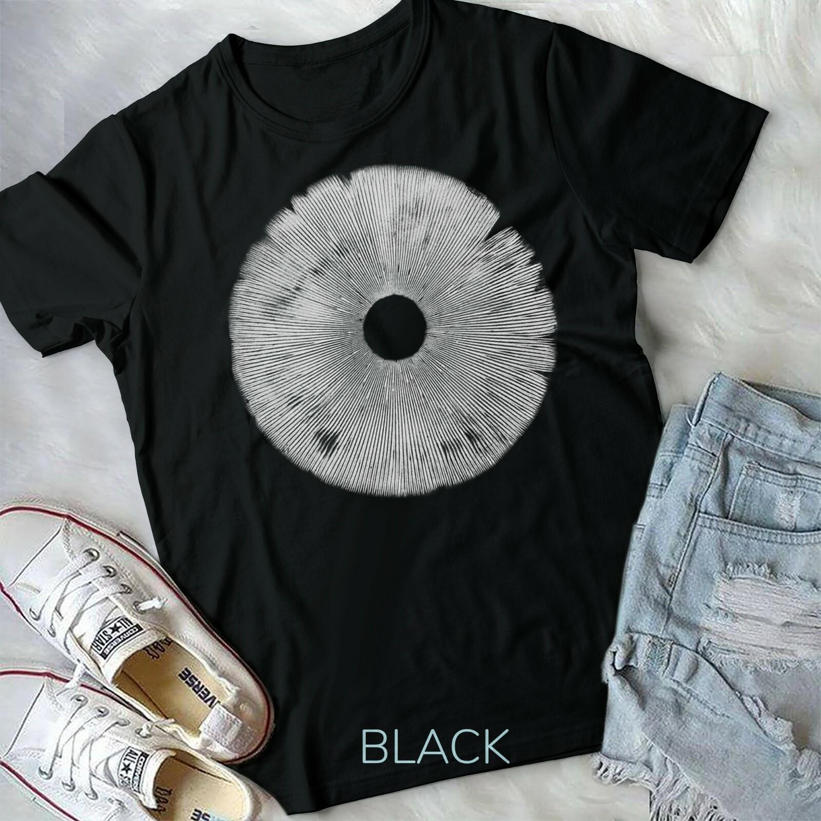 Mushroom Spore Print T-shirt Mushroom Lover Gift Unisex Form T-shirt XXL