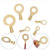 150-Piece Cold Press Terminal Set with Gold Ring Terminals and Block