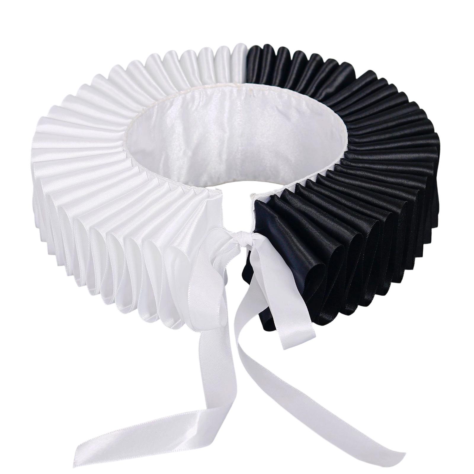 

Decorative Ruff Collar Faux Collar Clown Costume Accessory For Women Theme Event and Halloween Cosplay Dressingup Props 1