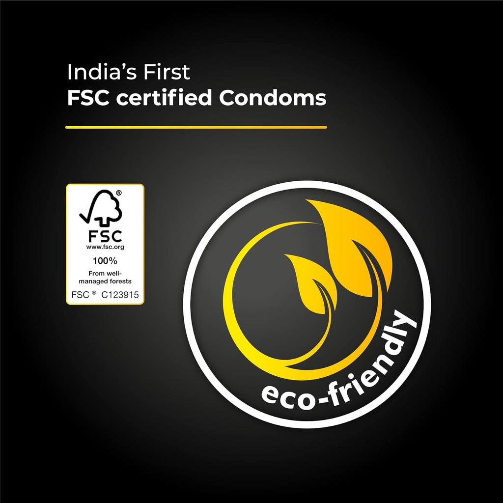 Skore Skin Thin Ultra Fine Condoms Monthly Pack  of 3 x 10 Units With Lubrication Teat End Natural Latex Protection Set