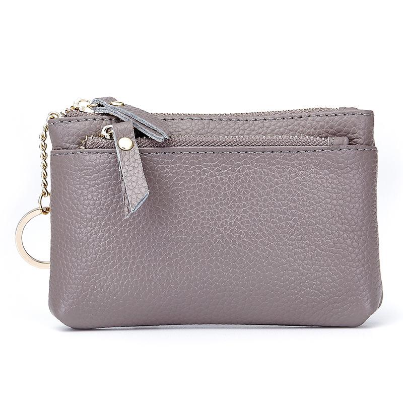 

Mini real cowhide change bag women s zipper, Guangzhou new multi-functional small bag key coin bag