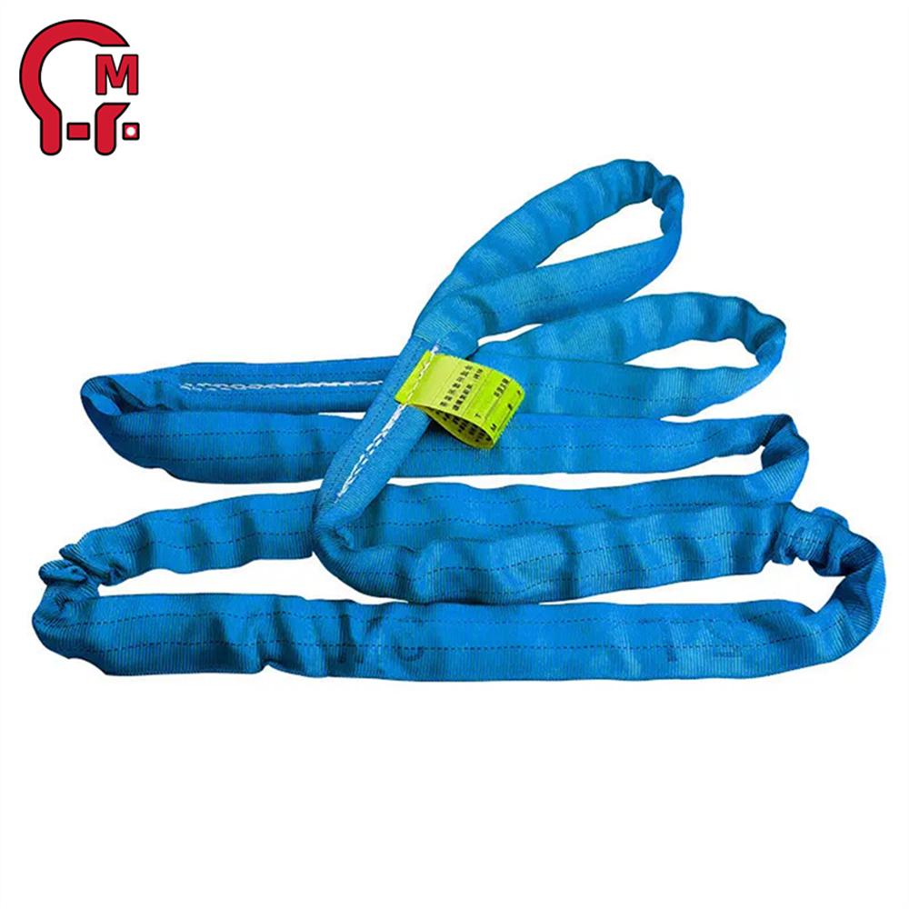 HLM Color Coded Webbing Sling High Breaking Strength for Workshop Lifting Construction Hoisting and Equipment Lifting