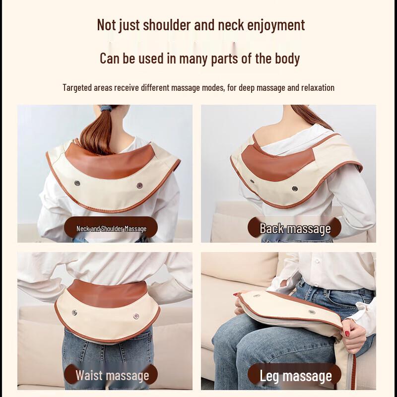 AUX Electric Neck and Shoulder Kneading Massager Shawl CN plug (adapter included)