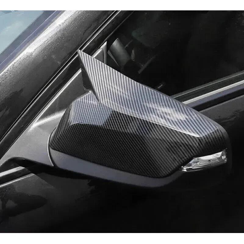 Version For Chevrolet Malibu L LS LT 2016- Car Sticker Rearview Side Mirror Cover Wing Cap Exterior Door Case Trim ABS