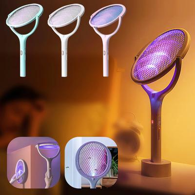 90 Degree Rotatable Mosquito Swatter Lamp UV Light USB Charging  Zapper Summer Fly Swatter