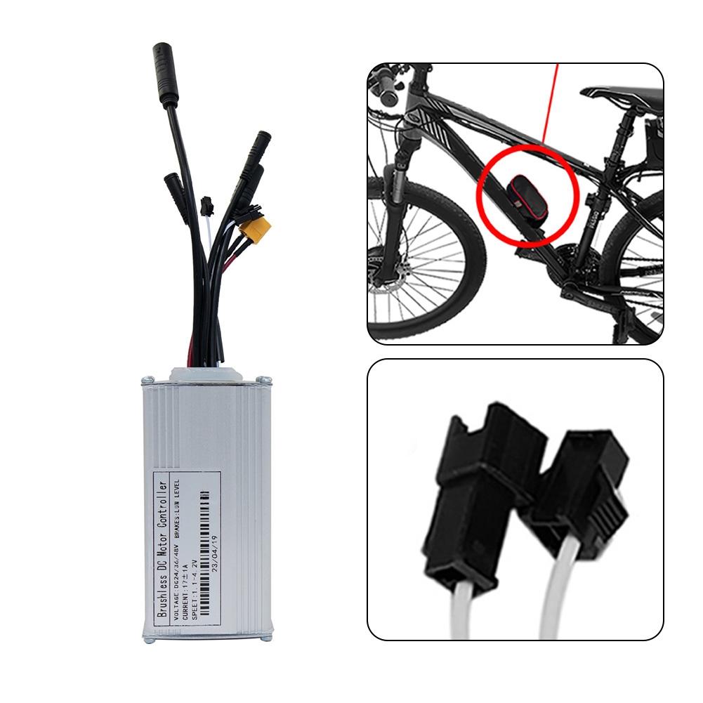 Controlador para Bicicleta Elétrica 24V36V48V-17A 6 Mosfets