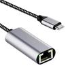 USB C to Ethernet Adapter Type C to Ethernet LAN Networking Adapter Gigabit RJ45 Internet Adapter for Laptop Desktop