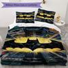 Dark Knight Gotham Bedding 1 Duvet Cover 2 Pillowcase Without Core Without Core Soft And Comfortable Duvet Cover And Pillowcase