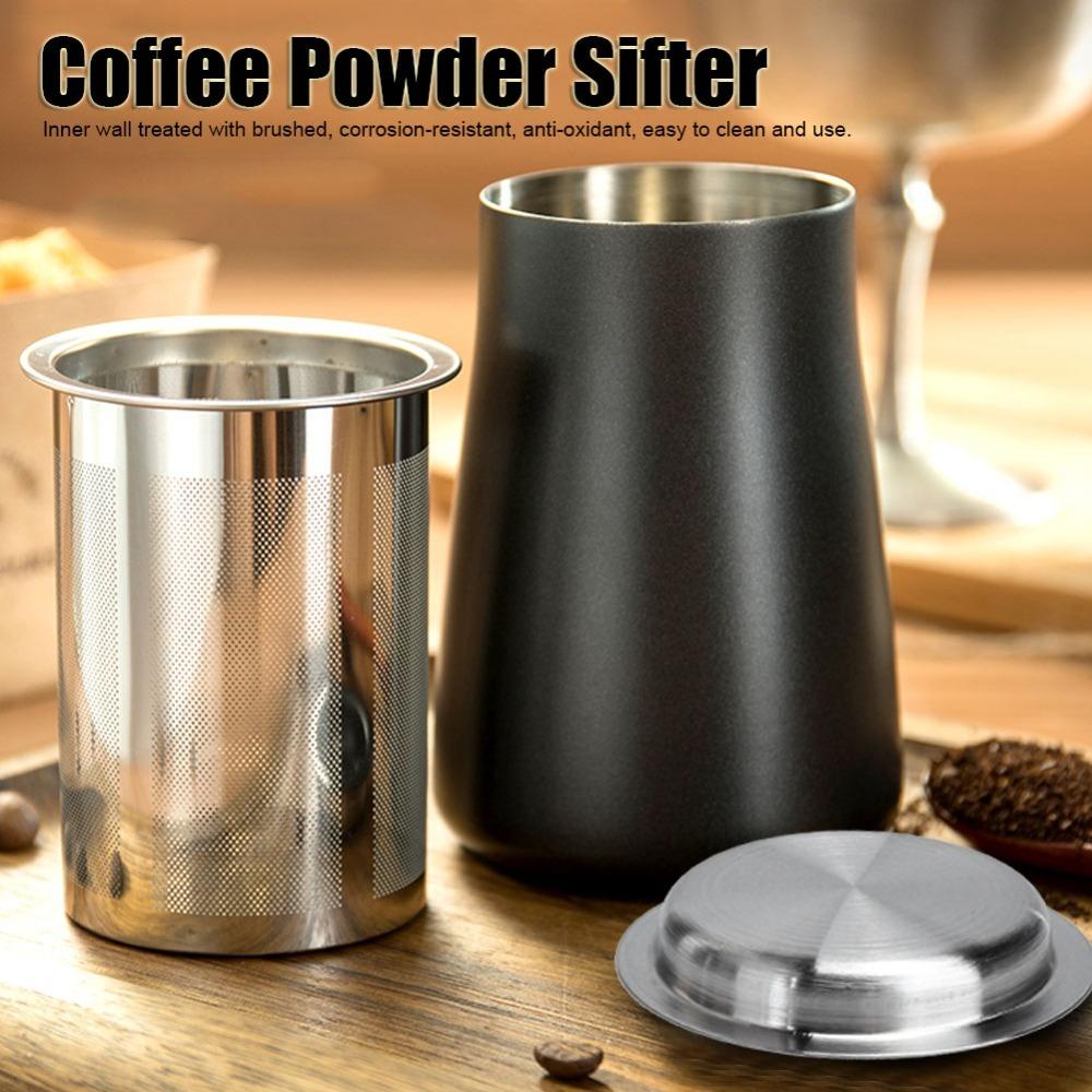 Fine Mesh Coffee Powder Sifter Black Color Coffee Powder Filter Coffee Powder Sieve Coffee Making