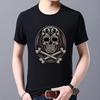 Casual Travel Sports Breathable Quick-drying O-neck Men's Top  T-shirt Summer Popular Pirate Skull Pattern Printed Shirt