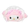 Sanrio Pouch My Ages 3 and 012122 Face-Shaped (White Frill) Melody, Up,