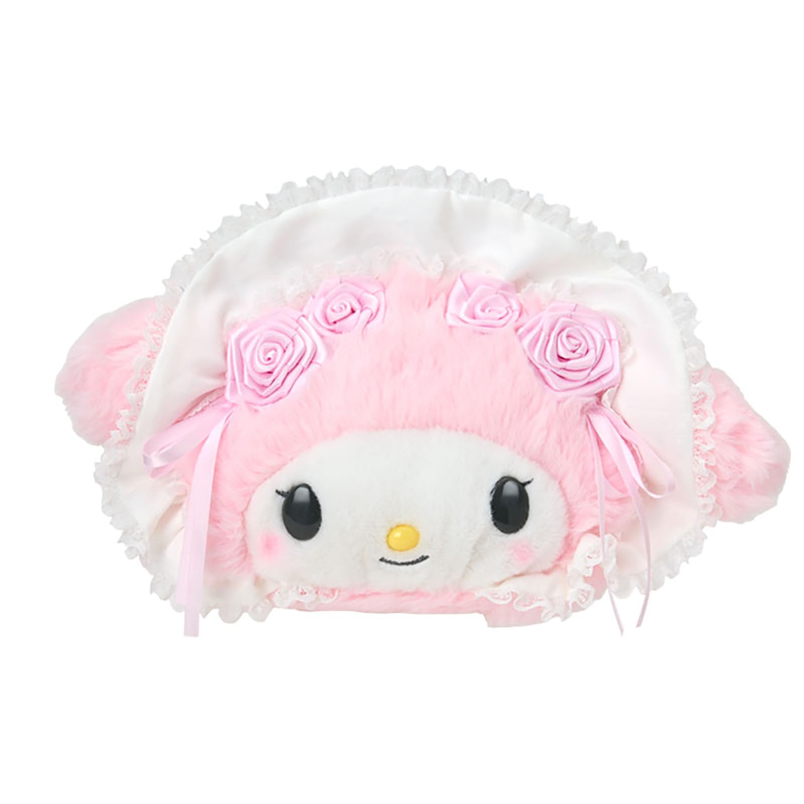 

Sanrio Pouch My Ages 3 and 012122 Face-Shaped (White Frill) Melody, Up,