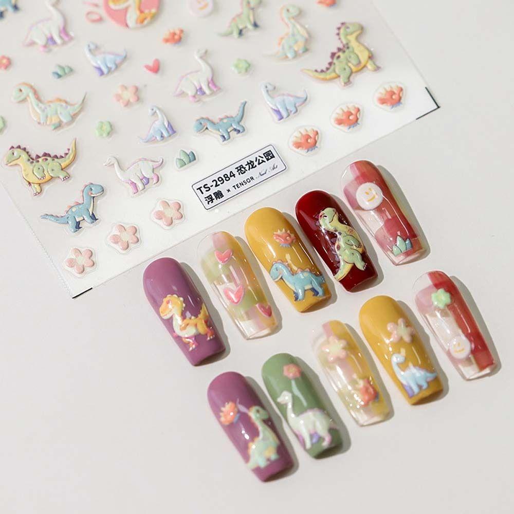 

Украшения для ногтей своими руками Мультяшные животные Наклейки для ногтей Мультяшные наклейки для ногтей Мастер маникюра