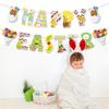 Easter Party DecorationDaisy Easter Egg Chicken Happy Easter Banner