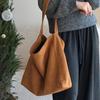 Autumn and Winter Retro Matte Suede Tote Bag Women's 2025 New Large-capacity Shoulder Bag Student Commuter Bag