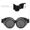 Gogle Steampunk w stylu vintage ABS Dwuwarstwowe okulary przeciwsłoneczne na rekwizyt imprezowy Dekoracja czarne