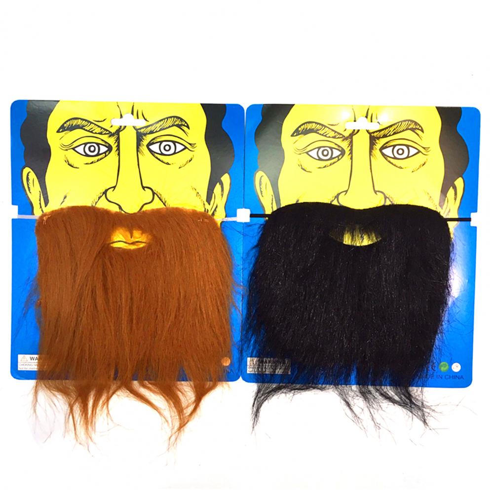 Lustiger falscher Schnurrbart Wiederverwendbar Dekorieren Neuheit Cosplay Falscher Bart Fotokabinen-Requisiten Kostümparty Bärte Schnurrhaar