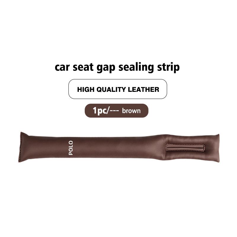 VFHJQ1 For Volkswagen VW Leather Car Seat Gap Filler Anti Slip Storage Pocket Sealing Strip Golf Jetta Passat mk4 mk5 mk6 CC B5 B6 B7