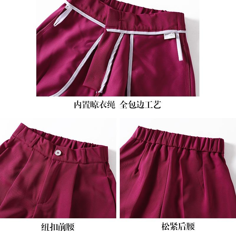 Shorts Women's Summer Wear Thin Casual Loose Wide-leg Women's Pants High Waist Versatile Five-point Suit Pants Children