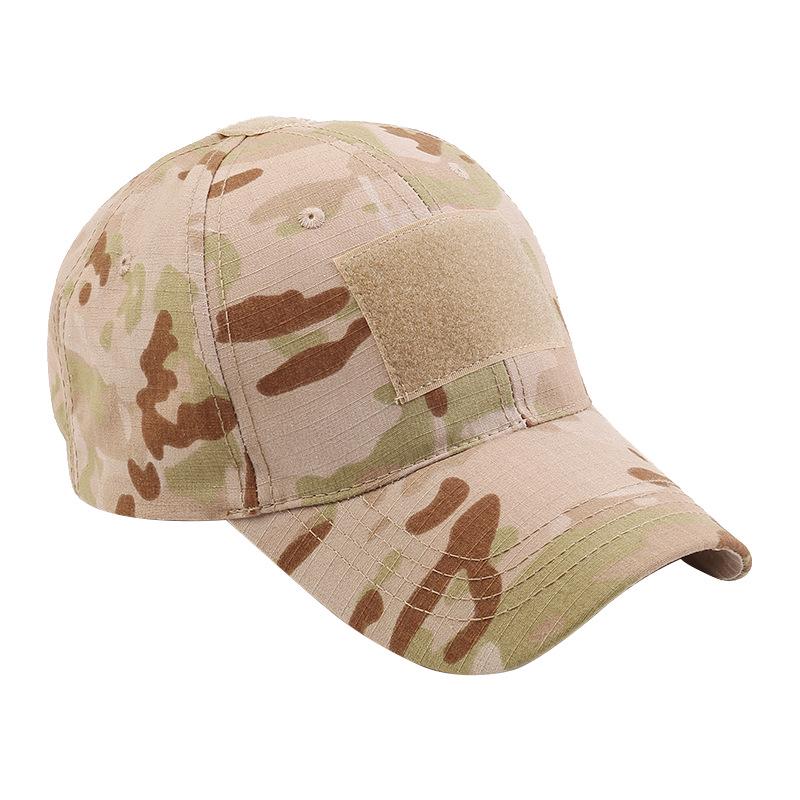 Camouflage Tactical Sunshade Hat: Python Pattern, All-Season Climbing & Training Cap with Velcro.