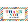 Thank You Banner Vibrant Colors Thank You Card Bold Fonts Recognition Banner for Employee Recognition Recognition Ceremony